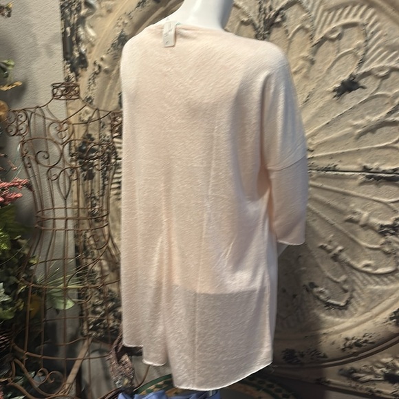 Champagne vneck blouse by Nostalgia - Picture 8 of 12